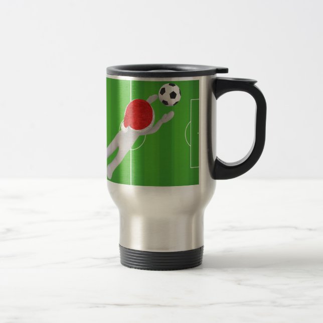 soccer santa travel mug (Right)