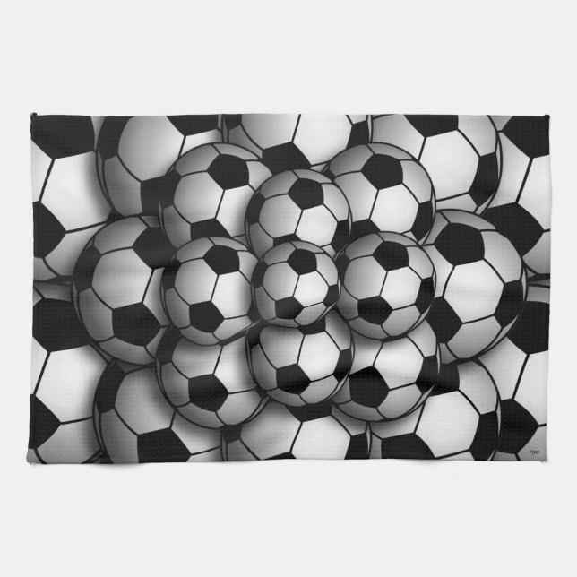 Soccer Season Kitchen Towel (Horizontal)