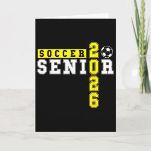Soccer Senior Night Soccer Senior 2026 Graduation  Card