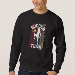 Soccer Serbia Flag Football Womens Soccer Girls Sweatshirt