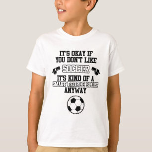 Soccer Smart People Sport Footbyll Coach Player Gr T-Shirt
