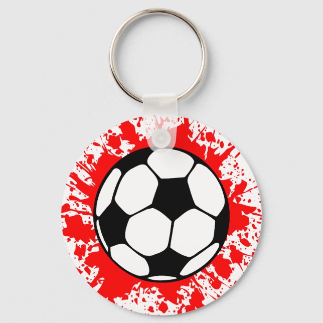soccer splat. keychain (Front)