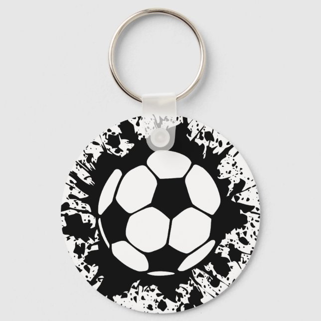 soccer splat. keychain (Front)