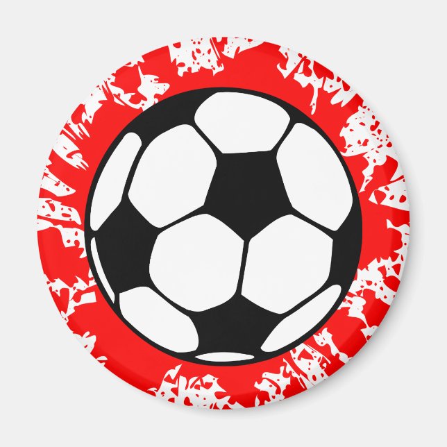 soccer splat. magnet (Front)
