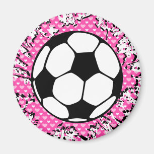 soccer splat. magnet