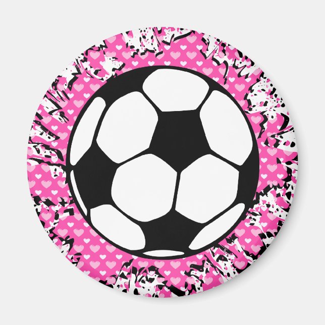 soccer splat. magnet (Front)