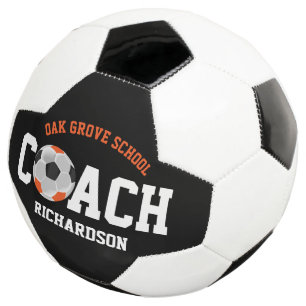 Soccer Sport Coach - Orange Soccer Ball