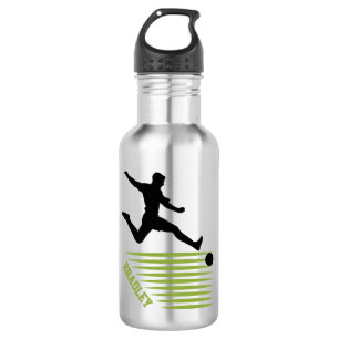 Soccer sport design bouteille en acier inoxydable