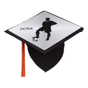 Soccer  / Sports Design w/ Year Graduation Cap Topper