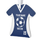 Soccer Sports Jersey Blue avec photo