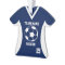 Soccer Sports Jersey Blue with Photo