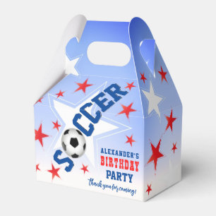 Soccer Star Birthday Party Favor Box
