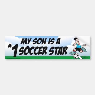 Soccer Star Bumper Sticker