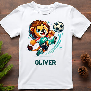 Soccer Star Cute Lion T-Shirt