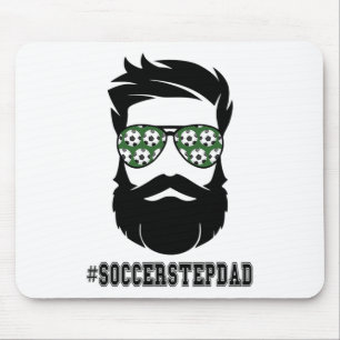 Soccer Stepdad With Beard Step Dad Step Father Ste Mouse Pad