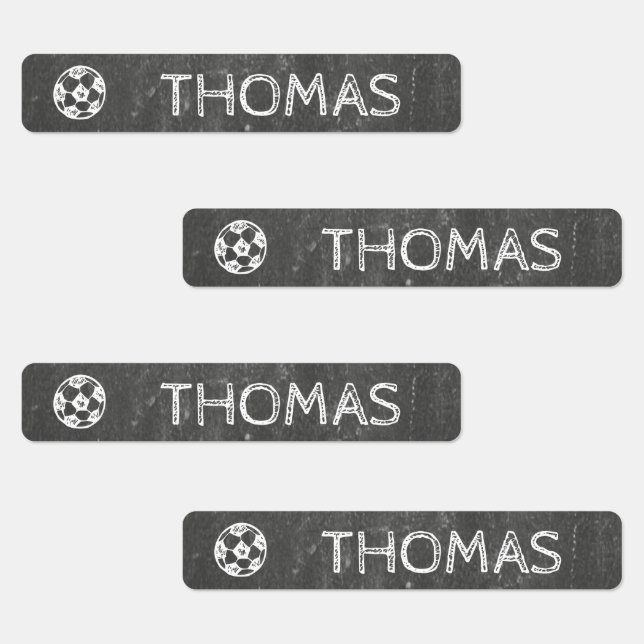 Soccer table design - 96 small children's labels (Group)