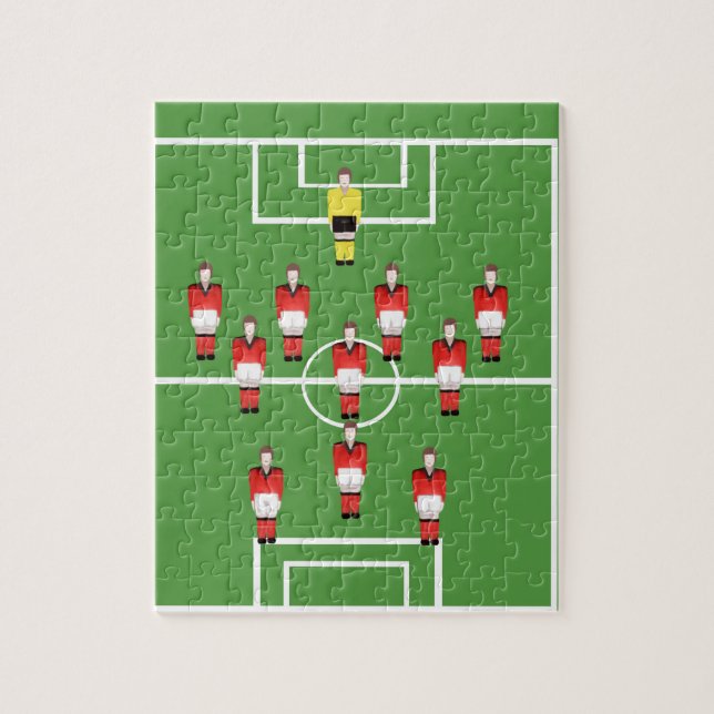 soccer team, football players jigsaw puzzle (Vertical)