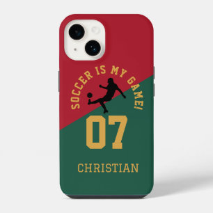Soccer Team Jersey Number Design iPhone 14 Case