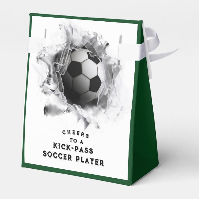 Soccer Team Party Favour Box (Back Side)