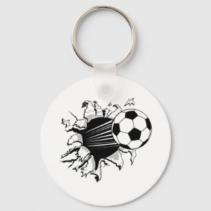 Soccer Tearout Keychain