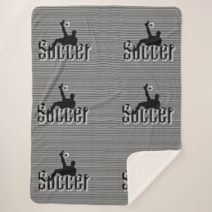 Soccer The Game, Large Sherpa Blanket