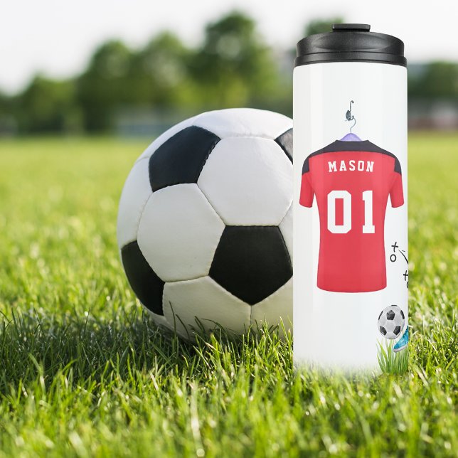 Soccer Theme | Personalized Thermal Tumbler (Creator Uploaded)
