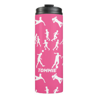 Soccer thermal tumbler