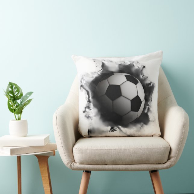 Soccer Throw Pillow (Chair)