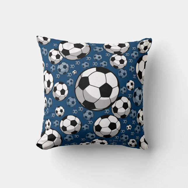Soccer Throw Pillow (Front)