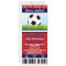 Soccer Ticket birthday invitation customizable