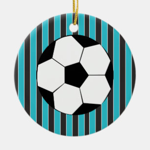 Soccer Time Ceramic Ornament