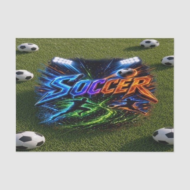 Soccer Tissue Paper (Front)