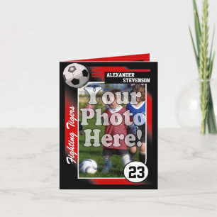 Soccer Trading Card, Custom Colour & Size See Belo Card
