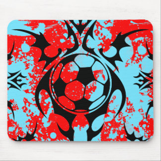 soccer. tribal. mouse pad