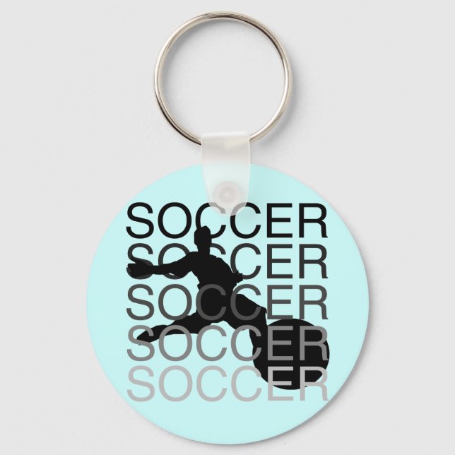 SOCCER Tshirts and Gifts Keychain (Front)