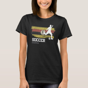 Soccer Uganda Flag Football Team Soccer Player T-Shirt