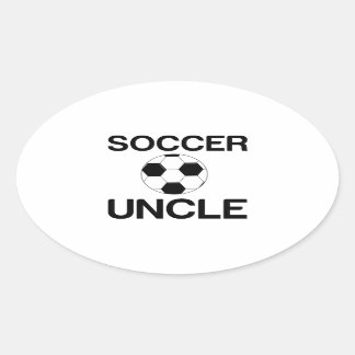 SOCCER UNCLE OVAL STICKER