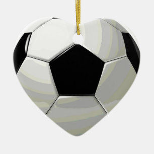 Soccer Unique Artwork Ceramic Ornament