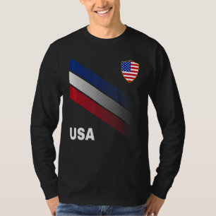 Soccer USA Flag For Soccer Men Women Kids T-Shirt
