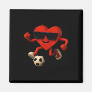 Soccer Valentines Day Cute Funny Heart Boys Girls Magnet