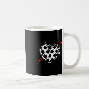 Soccer Valentines Day Soccer Byll Cupid &#; S Arr Coffee Mug