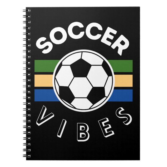 Soccer Vibes Notebook (Front)