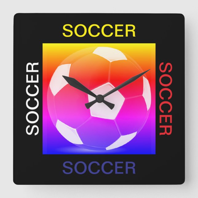 Soccer Wall Clock (Front)