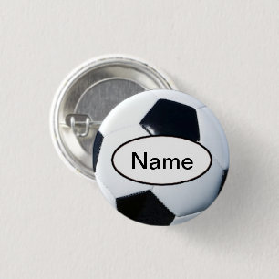 soccer with your nasty on it 1 inch round button