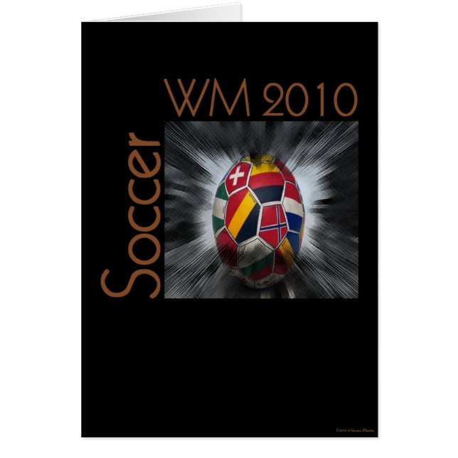 Soccer WM 2010 Card (Front)