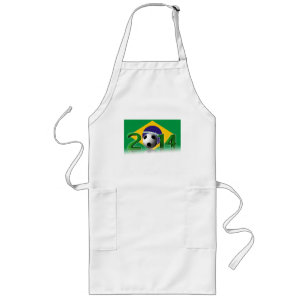 Soccer World Cup 2014 Long Apron