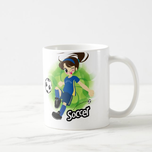 soccergirl mug (Right)