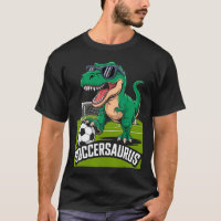 Soccersaurus Dinosaur T-rex Soccer Goalie Player F