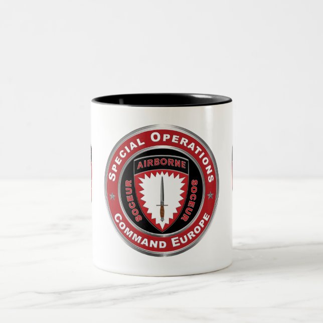 SOCEUR  Two-Tone COFFEE MUG (Center)