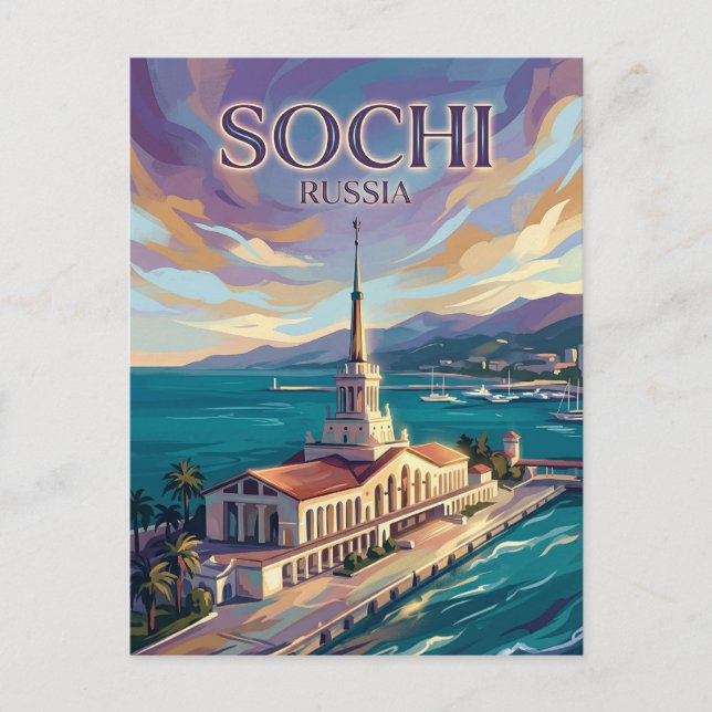 Sochi Russia Postcard (Front)